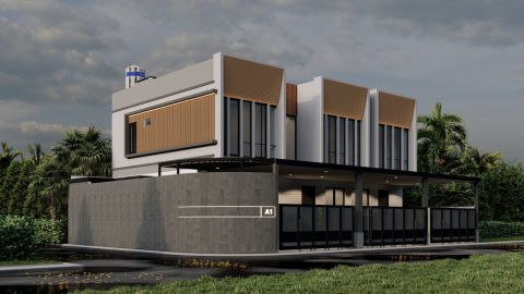 Dijual Rumah Nirwana Eksekutif Modern Minimalis Baru Gress