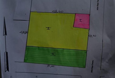 Dijual Tanah Jalan Raya Tenaru Driyorejo Gresik