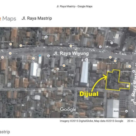 Dijual Ruko, Rumah dan Lahan Jalan Raya Mastrip