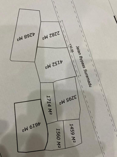 Dijual Tanah Jalan Bypass Suramadu Bangkalan