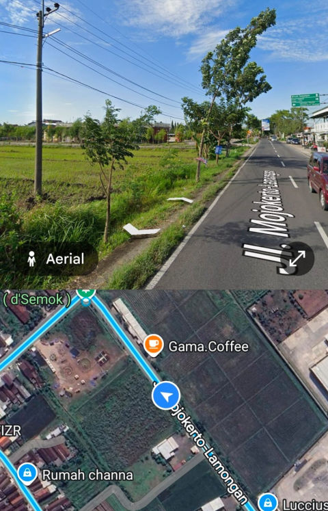 Dijual Tanah Jalan Provinsi Mojokerto
