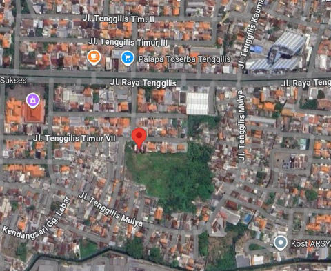 Dijual Tanah Tenggilis