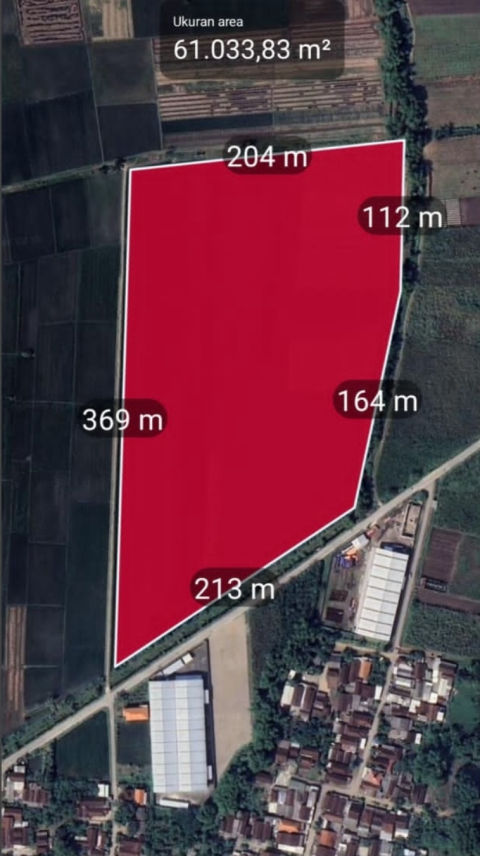 Dijual Tanah Industri Mojokerto