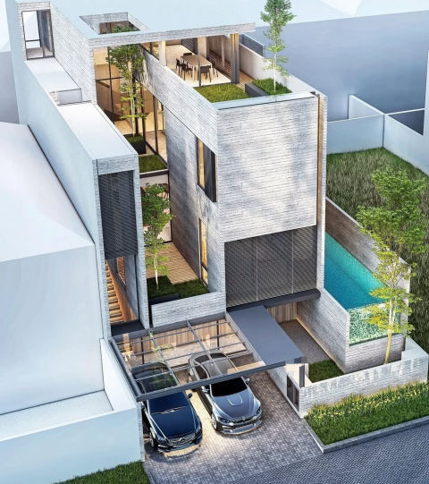 Dijual Rumah Citraland Utama Cluster Raffles Garden Baru Gress