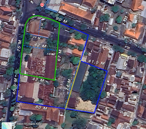 Disewa Tanah Jalan Letjen Sutoyo Kediri