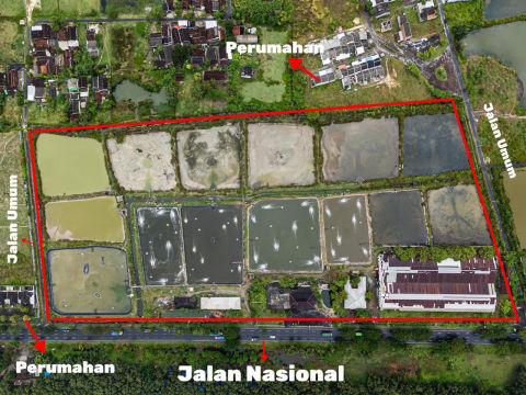 Dijual Tambak Udang Aktif di Tuban