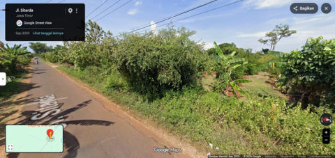 Dijual Tanah Kebun Desa Pangkah Wetan Gresik
