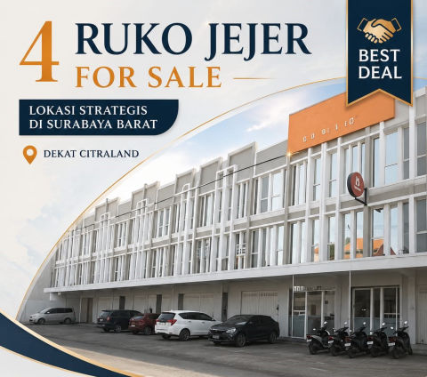 Dijual Ruko Komersial Surabaya Barat