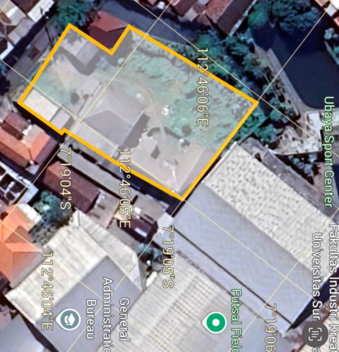 Dijual Tanah dan Bangunan Jalan Kaliwaru Tenggilis Mejoyo