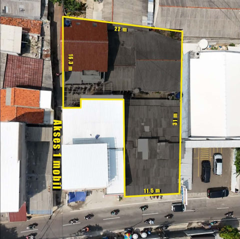 Dijual Tanah Komersial Jagakarsa Raya Jakarta Selatan