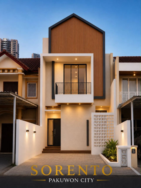 Dijual Rumah Pakuwon City Cluster Sorento Baru Gress