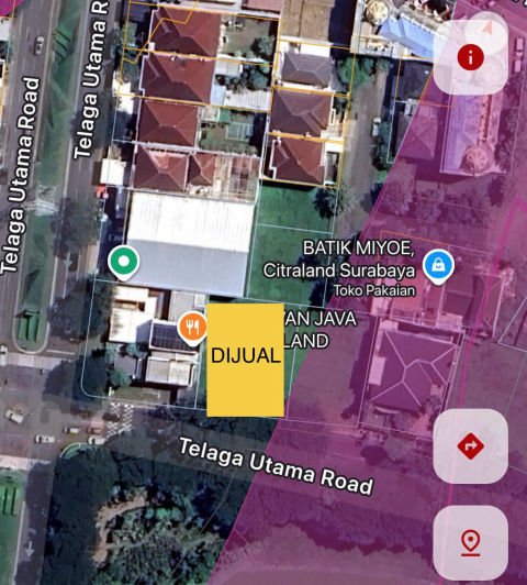 Dijual Tanah Citraland Utama Telaga Golf