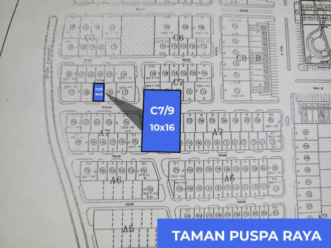 Dijual Tanah Citraland Utama Cluster Taman Puspa Raya