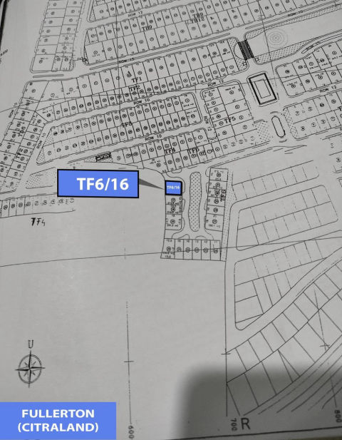 Dijual Tanah Citraland Utama Cluster Fullerton