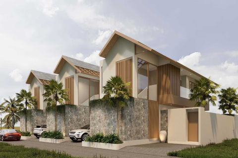 Dijual villa indent dengan konsep tropical di Cepaka, Munggu