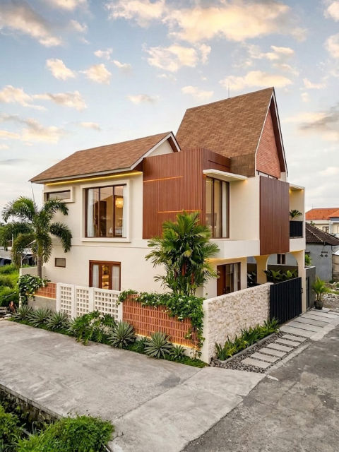 Dijual villa view sawah di Kedungu - Tabanan