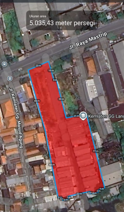 Dijual Tanah Mastrip
