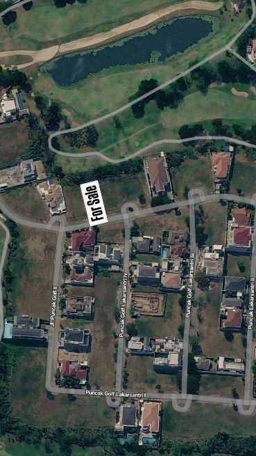 Dijual Tanah Citraland Utama Puncak Golf