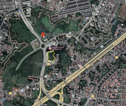 Dijual Tanah Komersial Jakarta Metland Cyber City