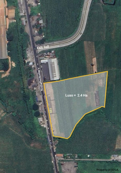 Dijual Tanah Jalan Raya Karangandong Gresik
