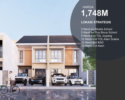 Dijual Rumah Villa Melati Mas, Tangerang Selatan
