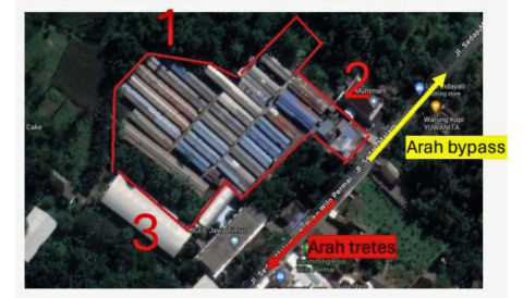 Dijual Lahan Jalan Sedap Malam, Pandaan