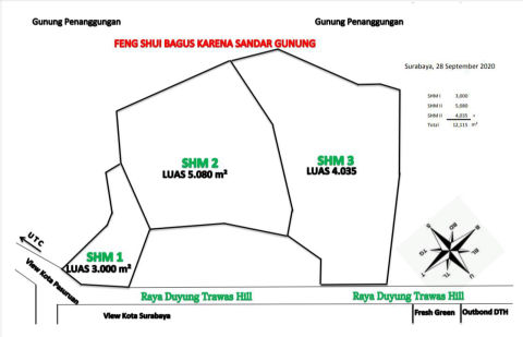 Dijual Tanah Jalan Duyung Trawas Hill