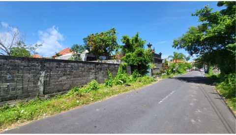 Dijual Tanah Nol Jalan Raya Pura Mertasari, Kuta Bali
