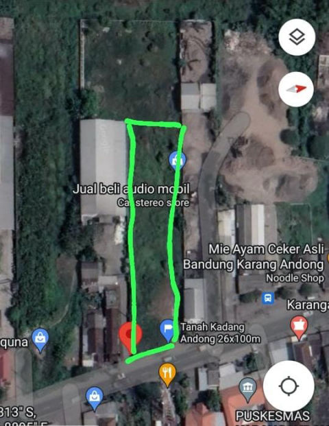 Disewa Lahan Raya Karang Andong
