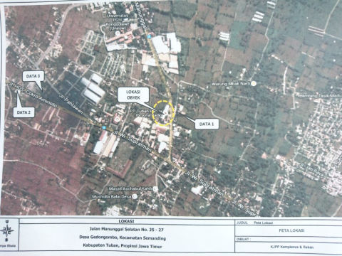 Dijual Tanah Raya Manunggal Tuban