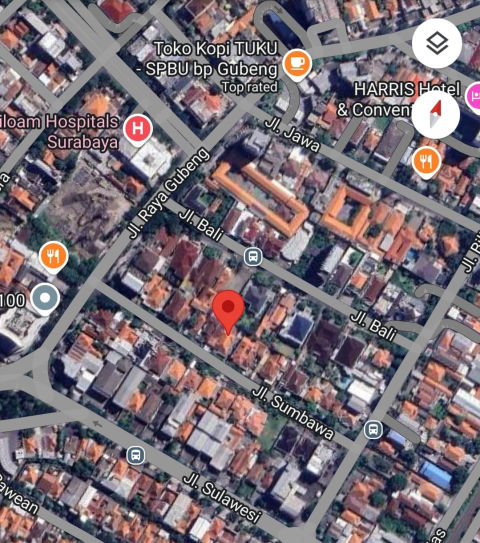 Dijual Rumah Komersial Jalan Sumbawa, Surabaya