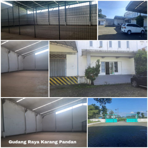 Disewa Gudang Raya Karang Pandan, Kabupaten Malang