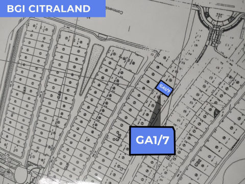 Dijual Tanah Citraland Bukit Golf International