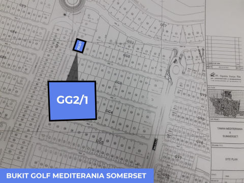 Dijual Tanah Citraland Bukit Golf Mediterania Cluster Somerset