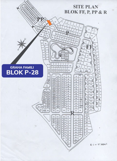 Dijual Tanah Graha Family Blok P