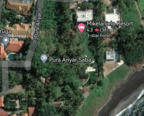 Dijual Tanah Pantai Saba Gianyar Bali