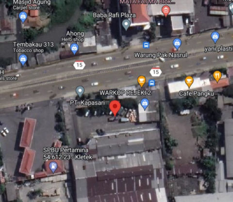 Dijual Pabrik Jalan Raya Kletek