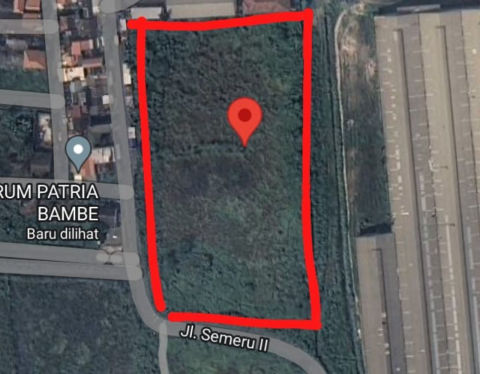 Dijual Tanah Industri Bambe Driyorejo