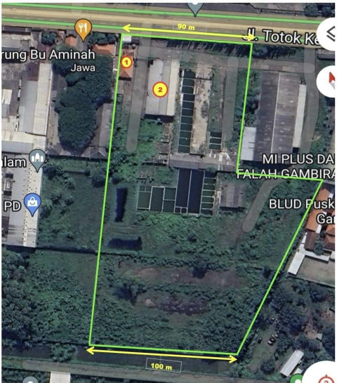 Dijual Lahan Industri Raya Mojoagung