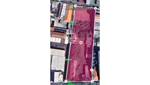 Dijual Tanah Jalan Gajah Mada Sidoarjo