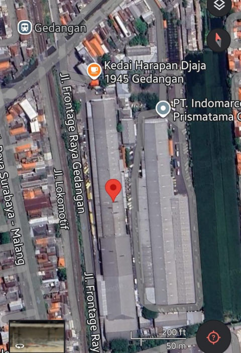 Dijual Gudang / Pabrik Raya Jenggolo Sidoarjo