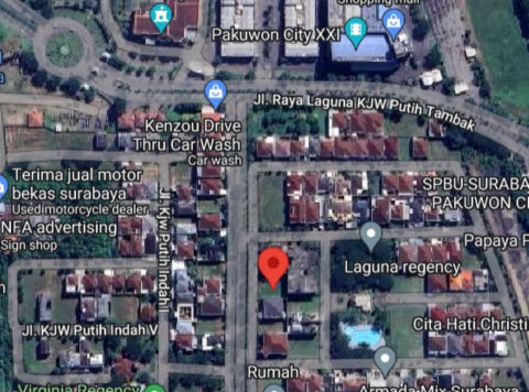 Dijual Tanah Pakuwon City Cluster Laguna Regency