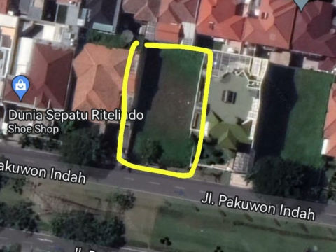 Dijual Tanah Pakuwon Indah