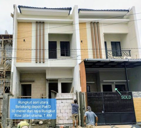 Dijual Rumah Rungkut Asri Utara Minimalis Baru Gress