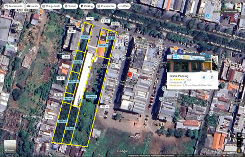 Disewa Tanah Komersial Jalan HR Muhammad