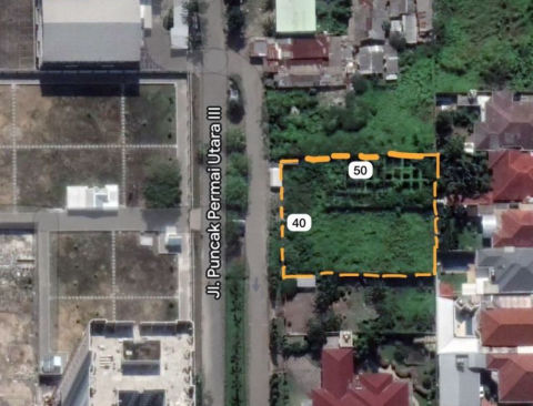 Dijual Tanah Puncak Permai Utara