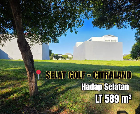 Dijual Tanah Citraland Cluster Selat Golf