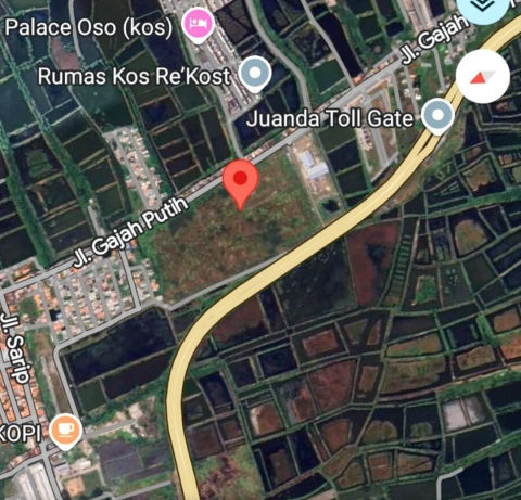 Dijual Tanah Tambak Oso